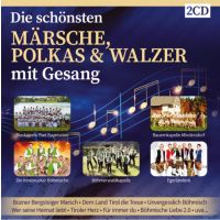 Die Schonsten Marsche, Polkas Und Walzer Mit Gesang - Folge 1 - 2CD